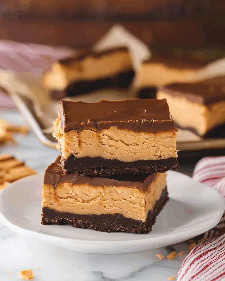Buckeye Bars: A No-Bake Peanut Butter and Chocolate Delight