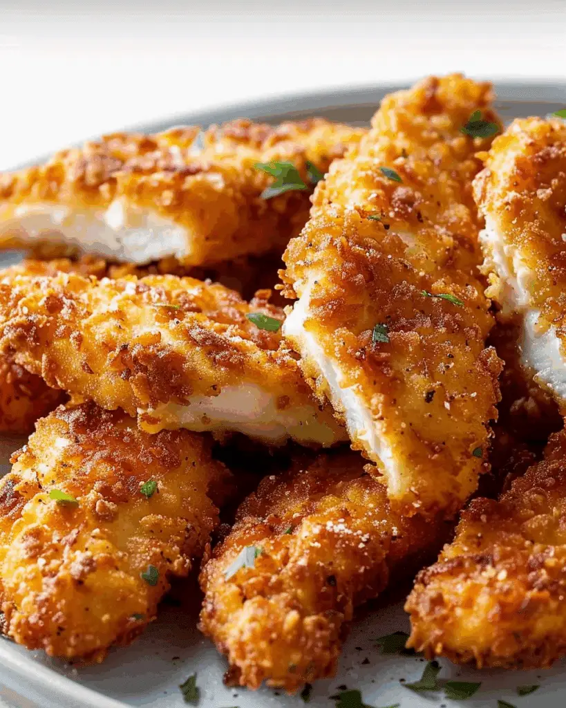 Crispy Ranch Parmesan Chicken Tenders