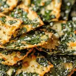 Mediterranean Spinach and Feta Cheese Crisps