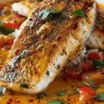 Red Snapper with Creamy Creole Sauce