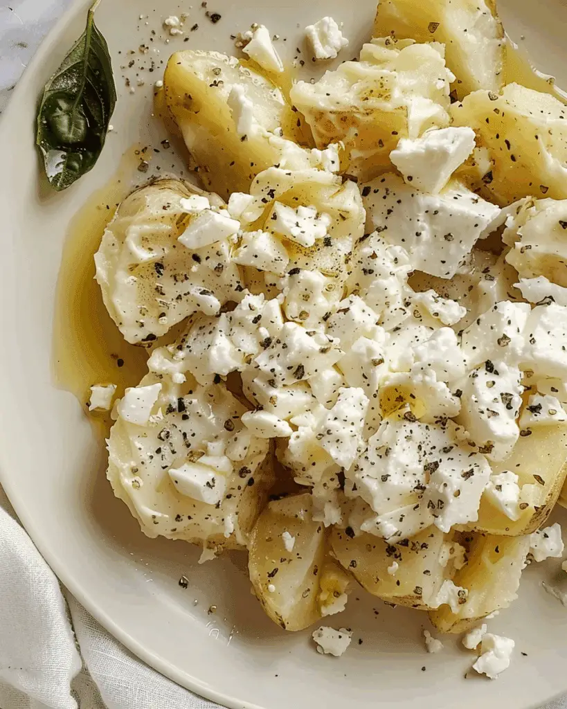 Baked Feta Potatoes