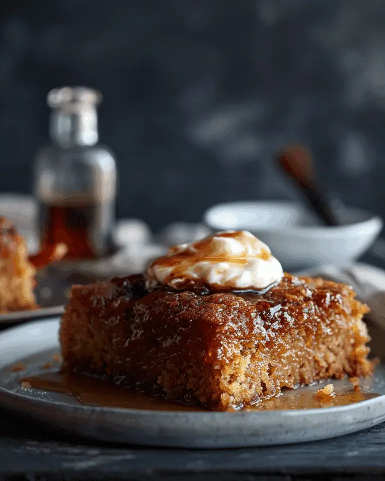 Baked Sticky Rhubarb Pudding: A Sweet-Tart Comfort Dessert