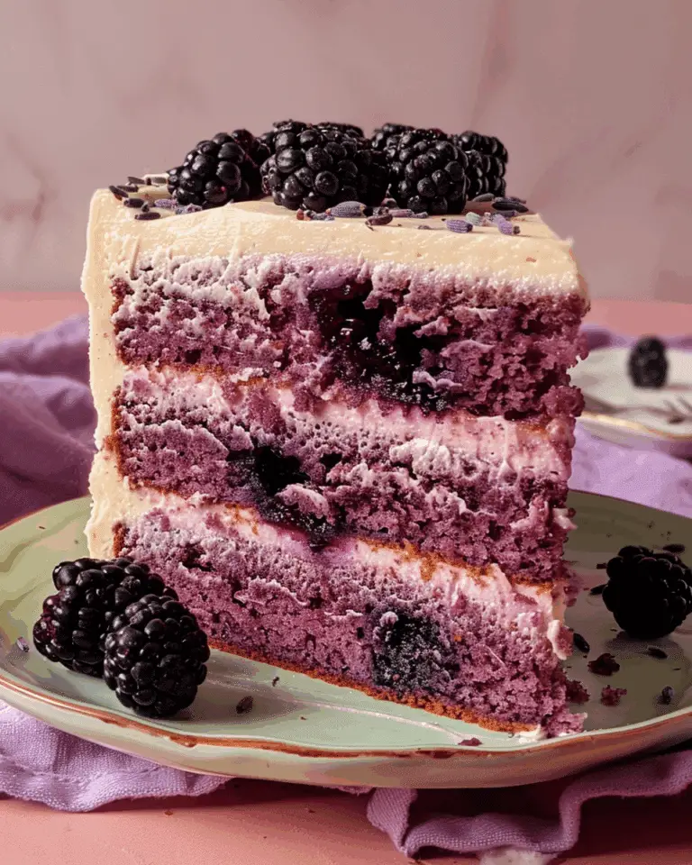 Blackberry Lavender Cake