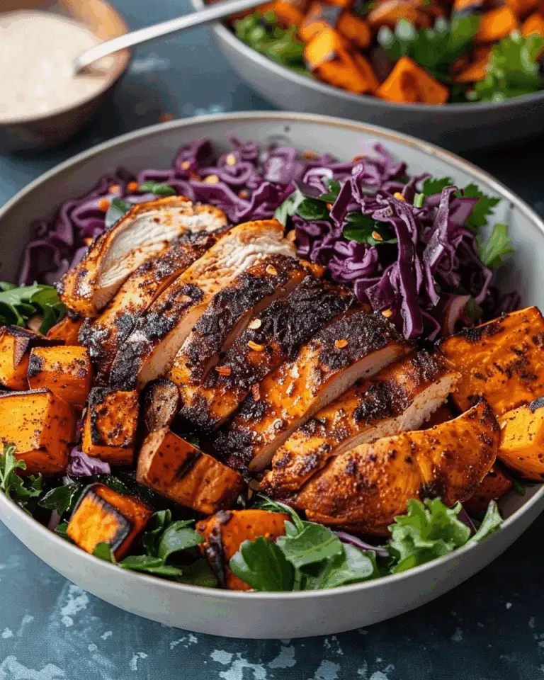Blackened Chicken and Sweet Potato Bowls