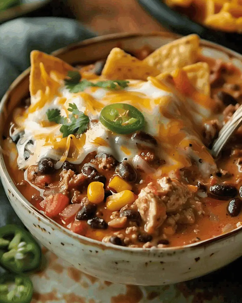 Cheesy Enchilada Chili