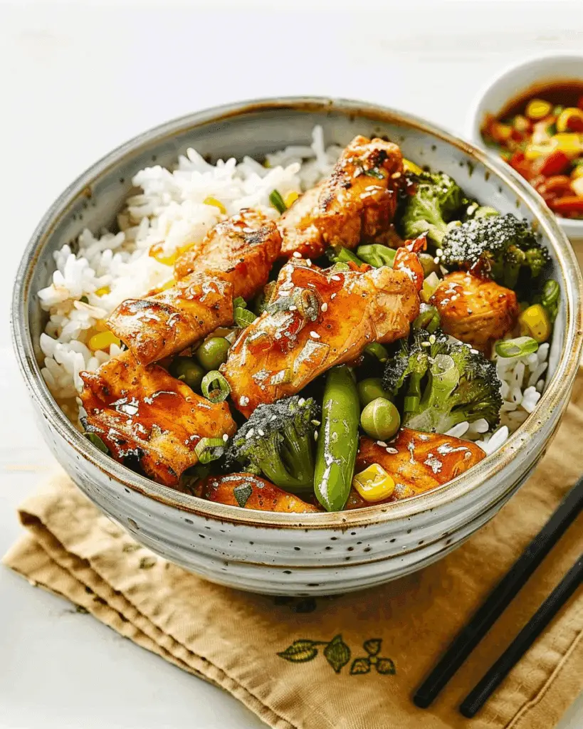 Chicken Stir-Fry Rice Bowl