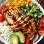 High Protein BBQ Chicken Ranch Bowl