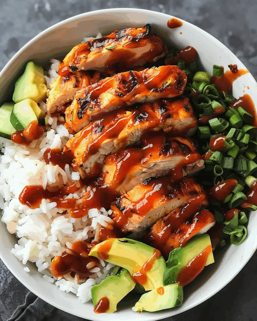 High Protein BBQ Chicken Ranch Bowl