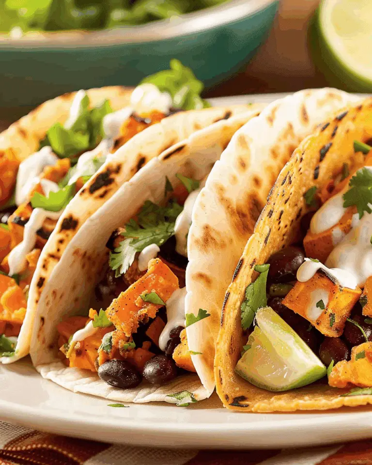 Sweet Potato and Black Bean Tacos