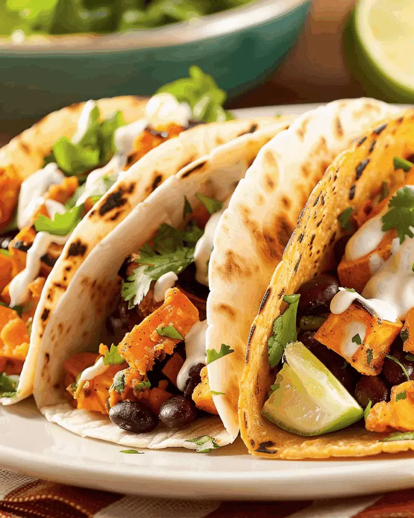 Sweet Potato and Black Bean Tacos
