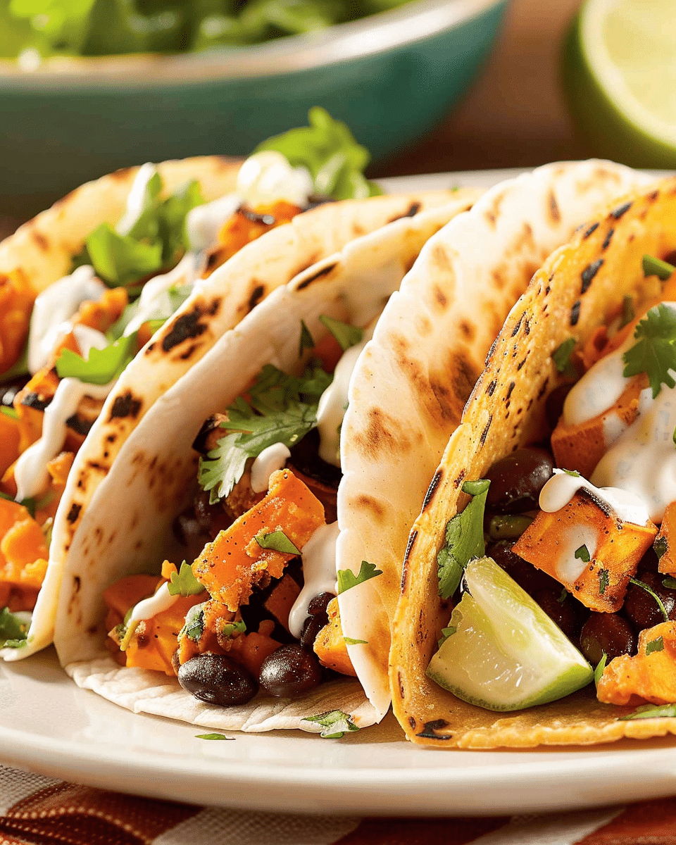 Sweet Potato and Black Bean Tacos