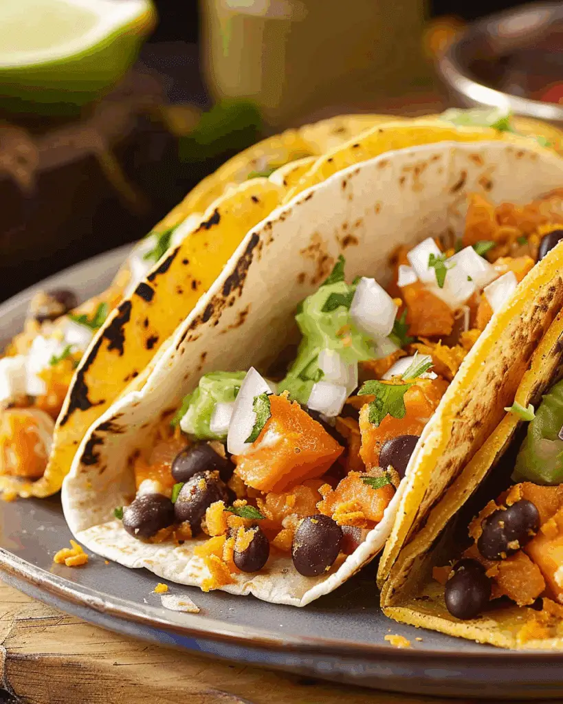 Sweet Potato and Black Bean Tacos