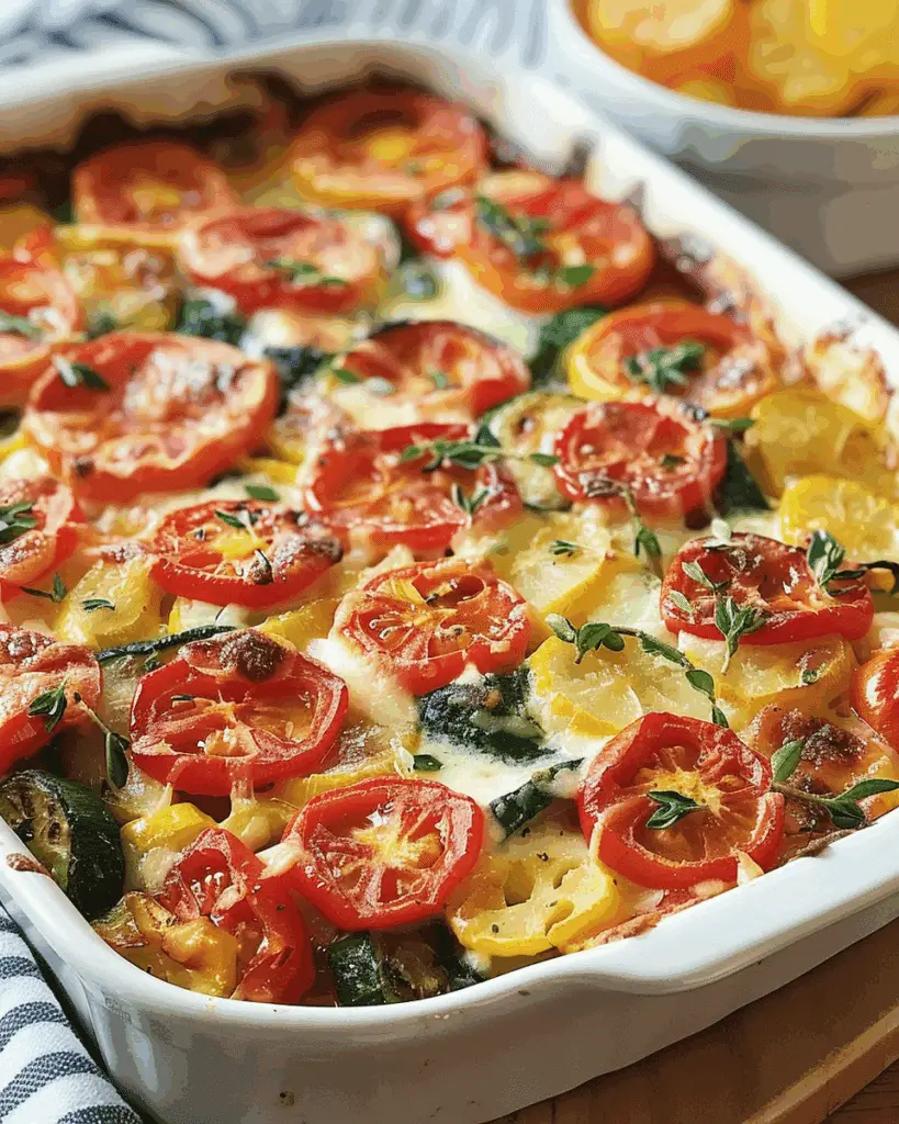 Tomato Vegetable Casserole Recipe