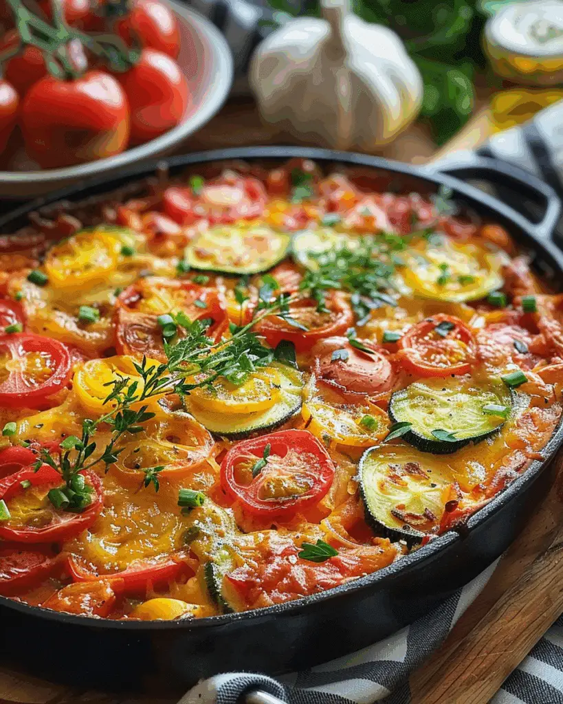 Tomato Vegetable Casserole Recipe