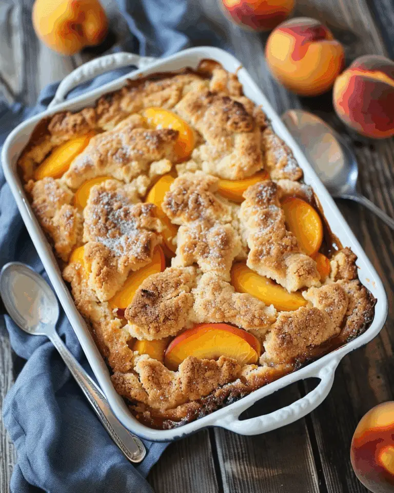 Southern Peach Cobbler Recipe