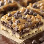 Caramel Chocolate Chip Cookie Bars