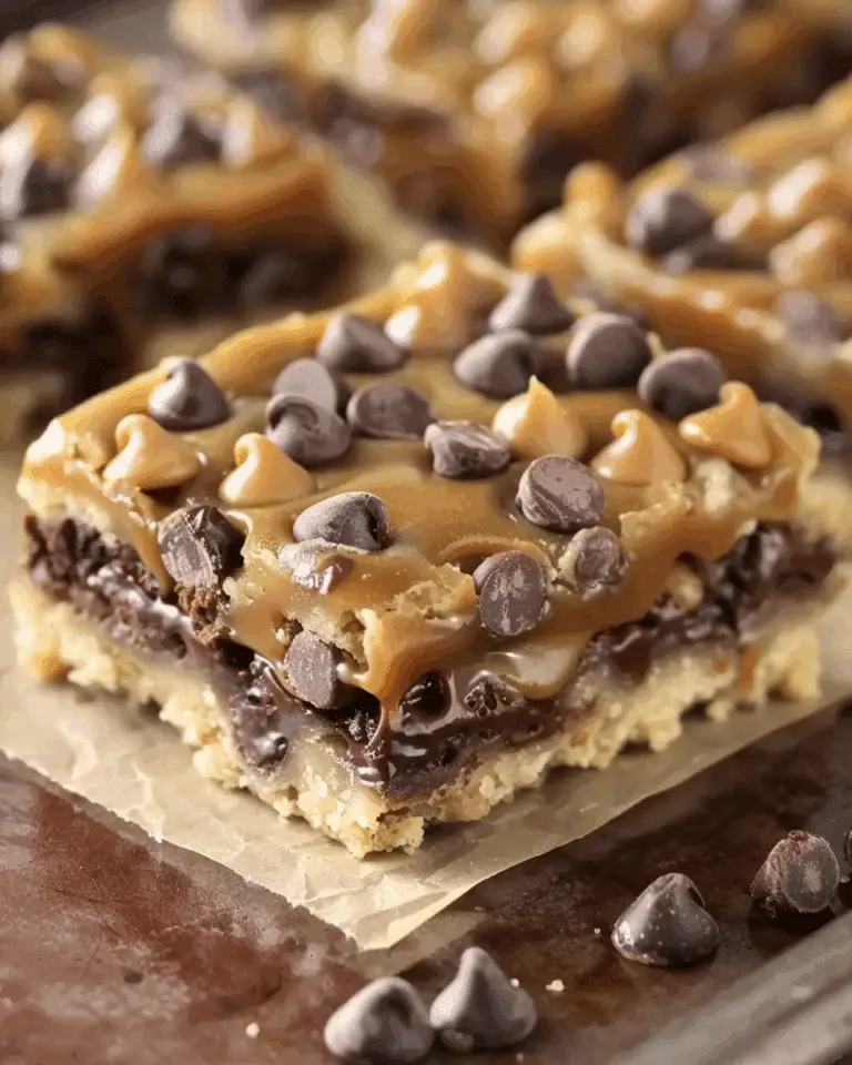 Caramel Chocolate Chip Cookie Bars