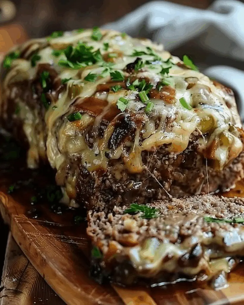 Classic Philly Cheesesteak Meatloaf