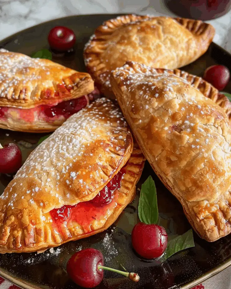Easy Cherry Cream Cheese Hand Pies (Air Fryer Recipe)