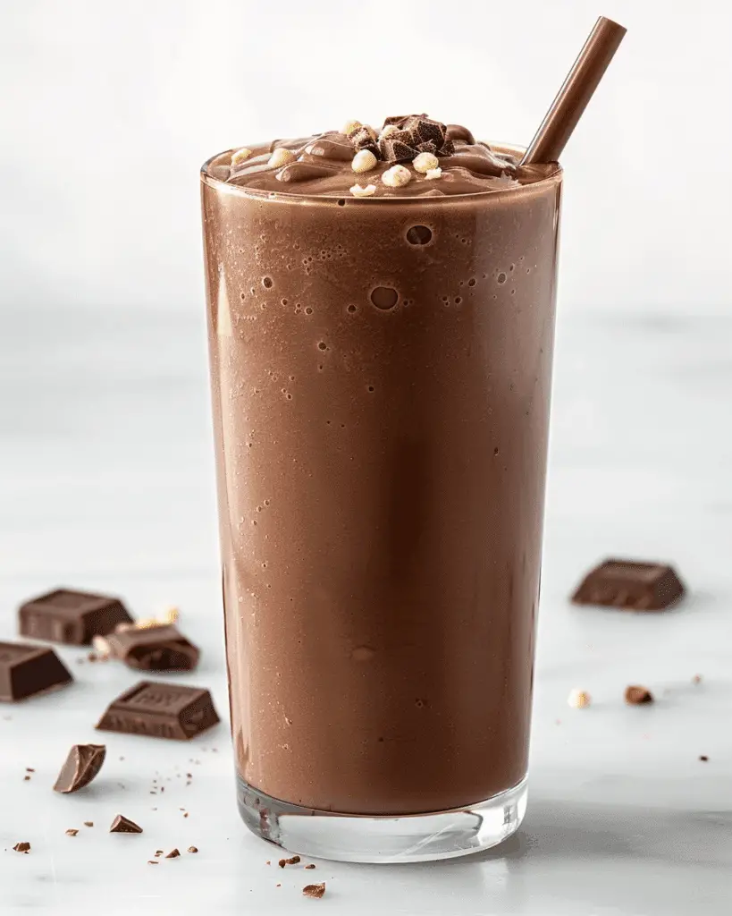 Rich & Creamy Chocolate Smoothie Recipe