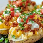 Mashed Potato Pancakes with Ground Beef Filling