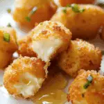 Crispy Goat Cheese Poppers with Honey