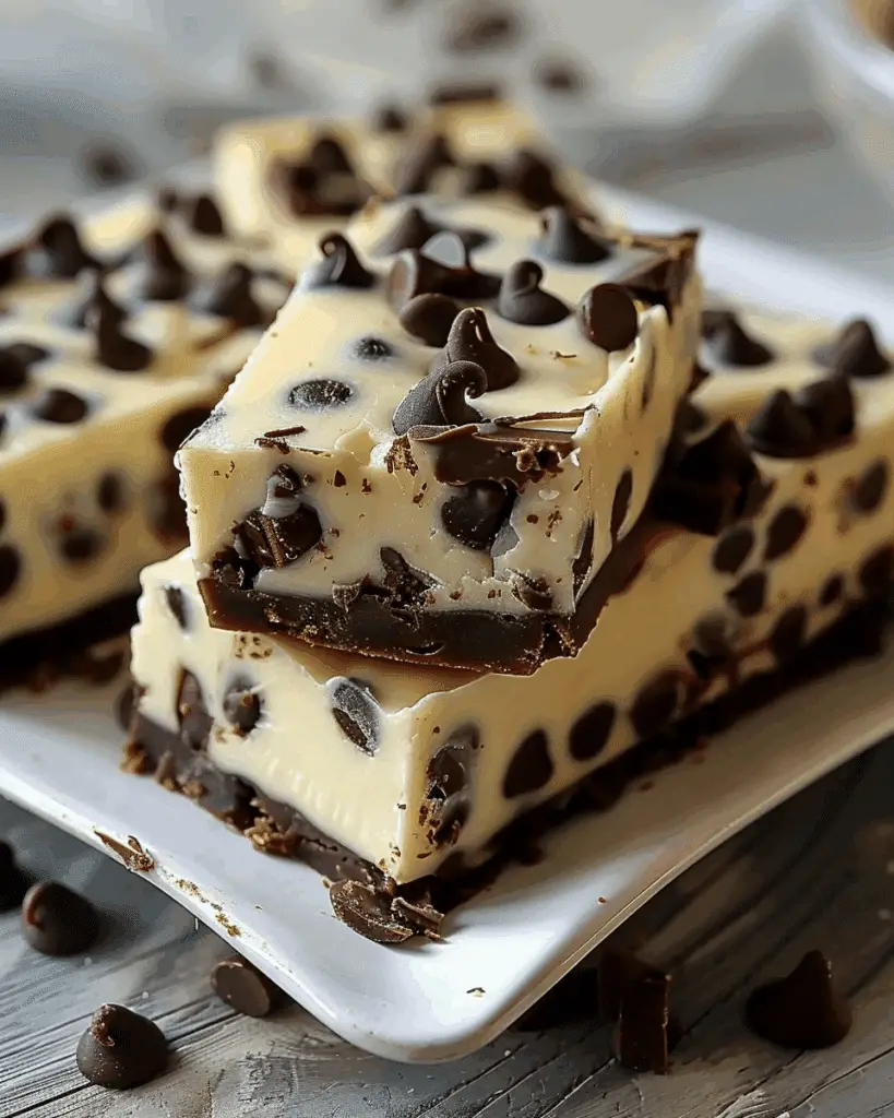 Chocolate Chip Cheesecake Bars