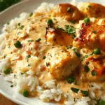 Creamy Smothered Chicken and Rice