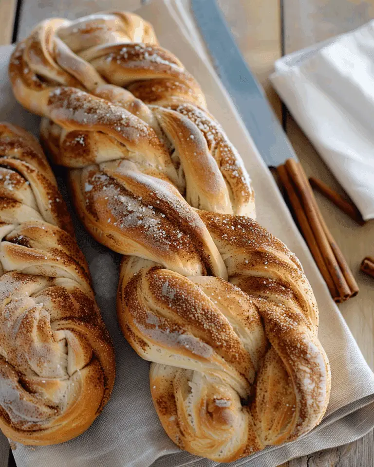 Easy and Fast Cinnamon Twist Loaf