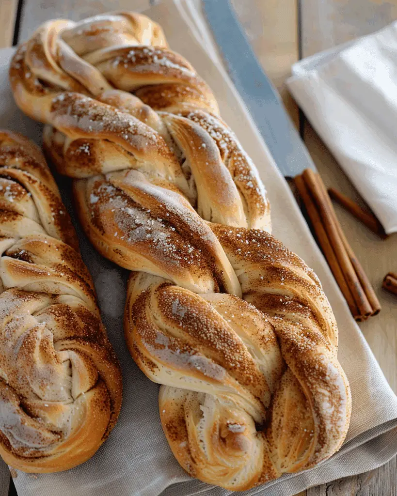 Easy and Fast Cinnamon Twist Loaf