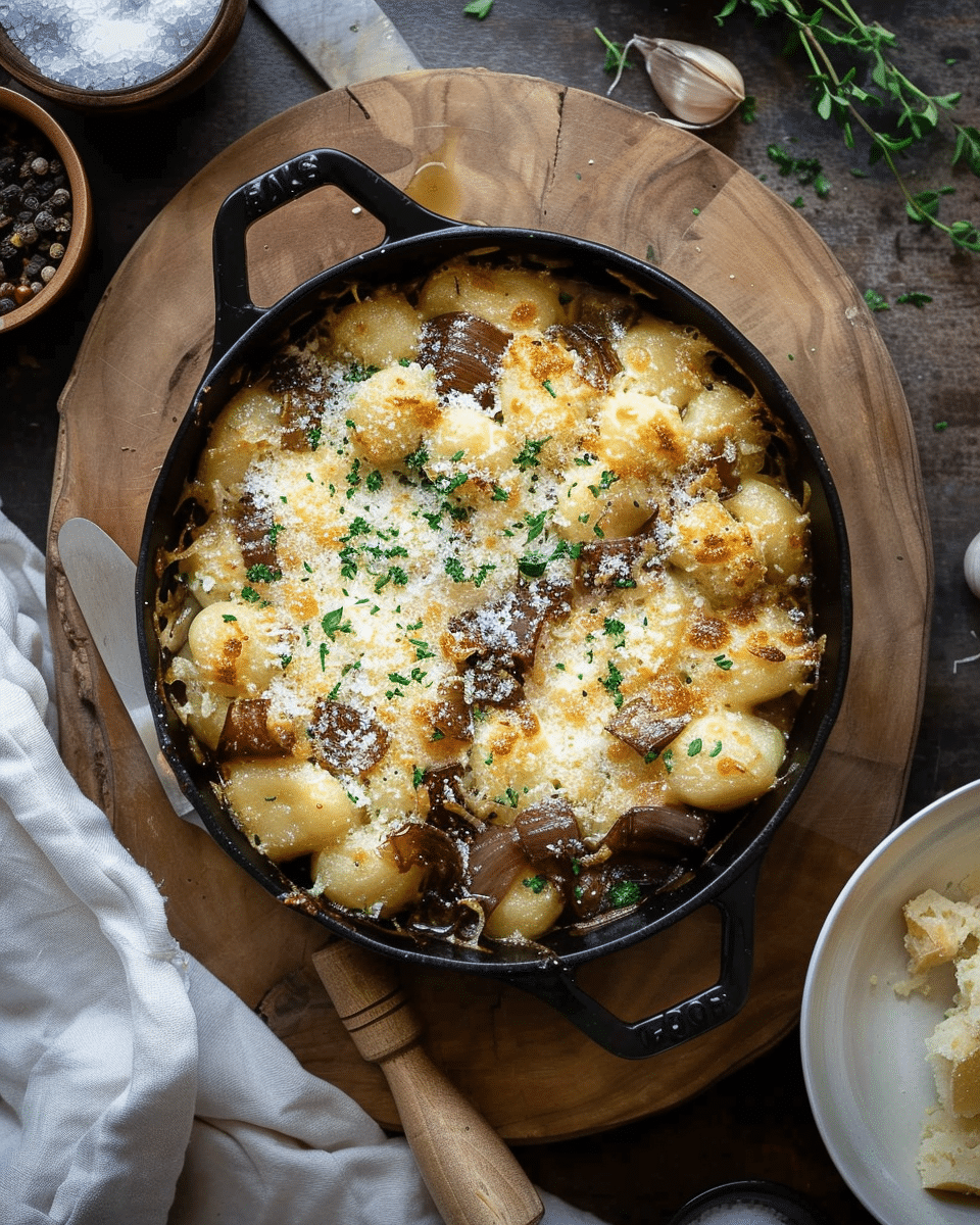 French Onion Gnocchi
