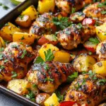 Hawaiian Chicken Sheet Pan