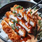 Japanese Katsu Bowls with Tonkatsu Sauce