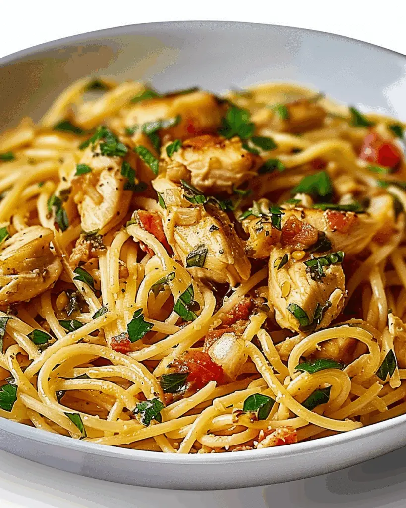 Monterey Chicken Spaghetti