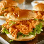 Slow Cooker Buffalo Chicken Sandwiches