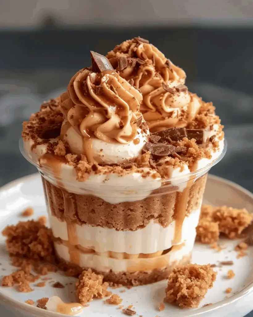 Cookie Butter Cheesecake Cups