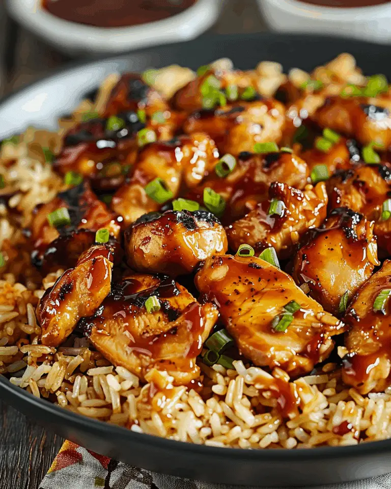 Honey BBQ Chicken Rice