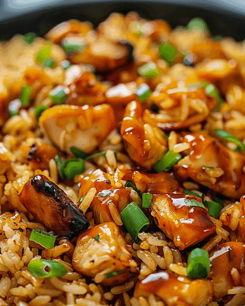 Honey BBQ Chicken Rice
