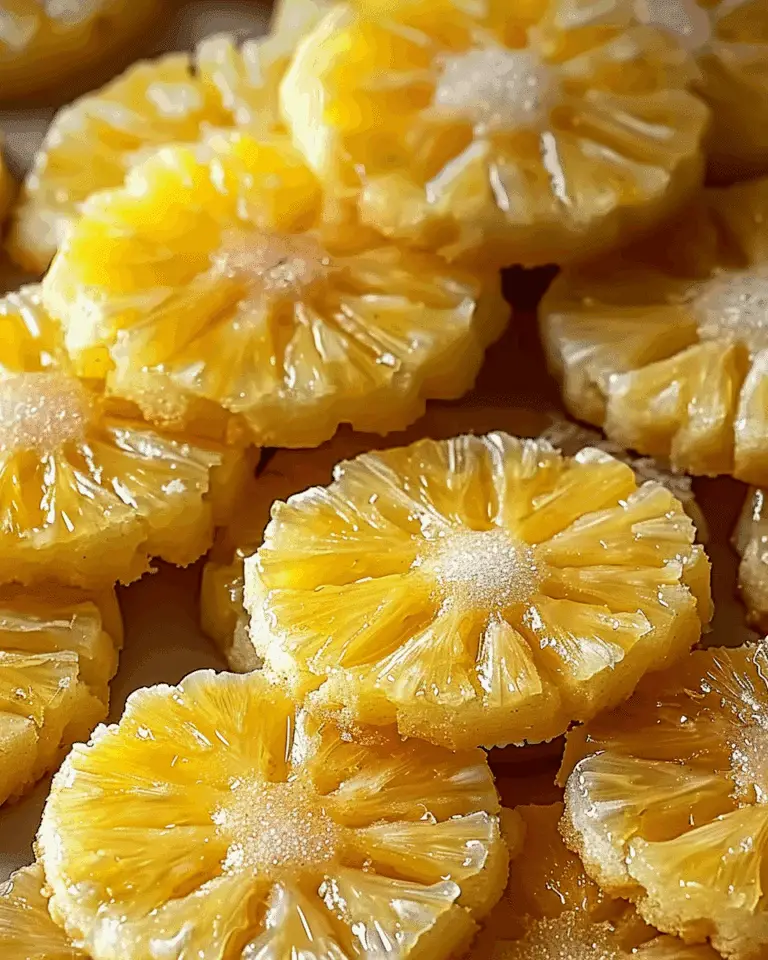 Pineapple Upside Sugar Cookies