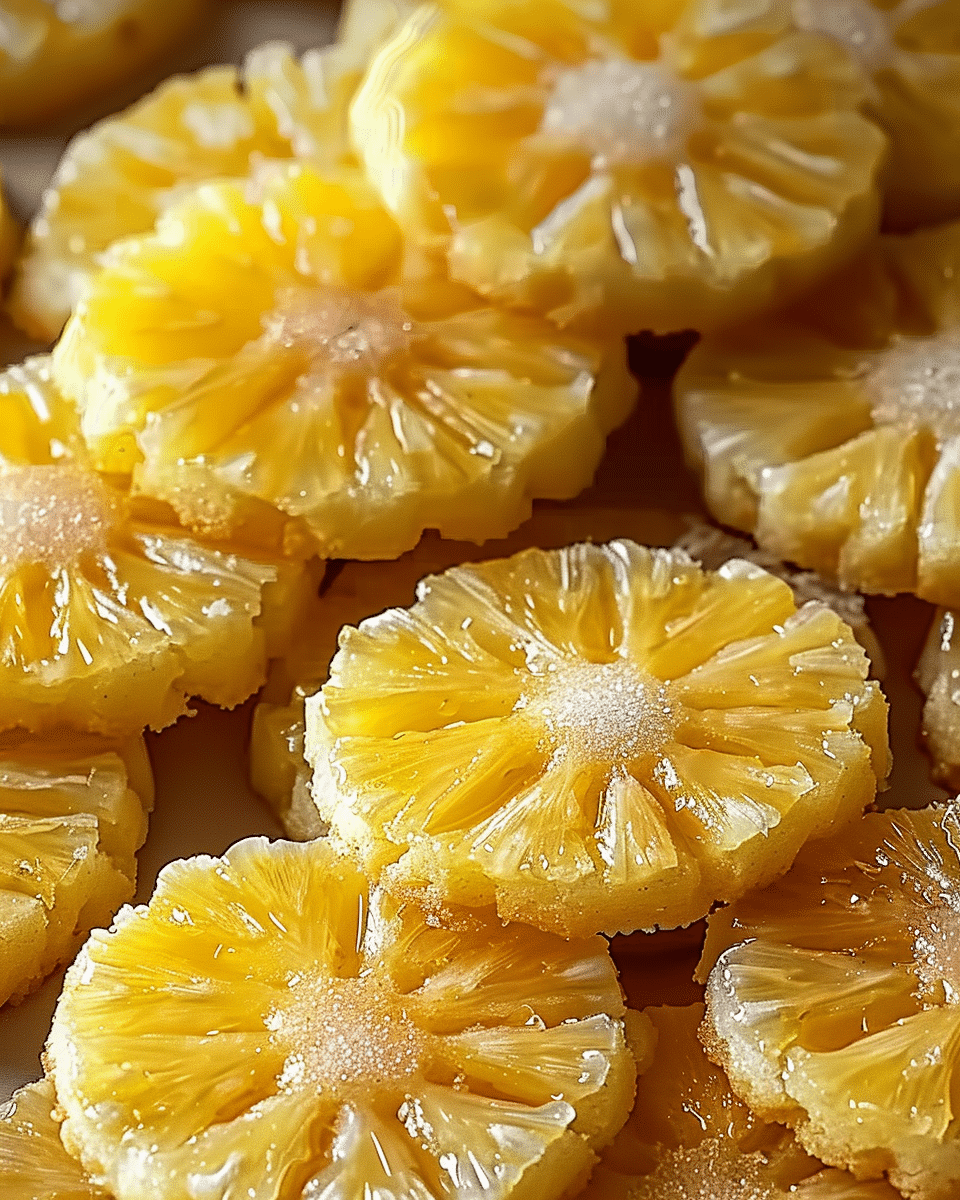 Pineapple Upside Sugar Cookies