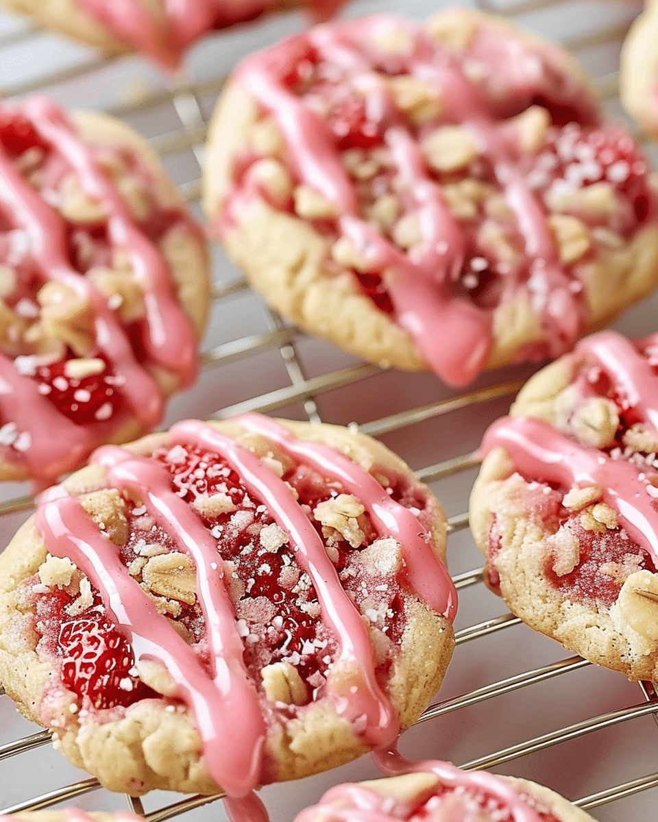 Strawberry Crunch Cookies