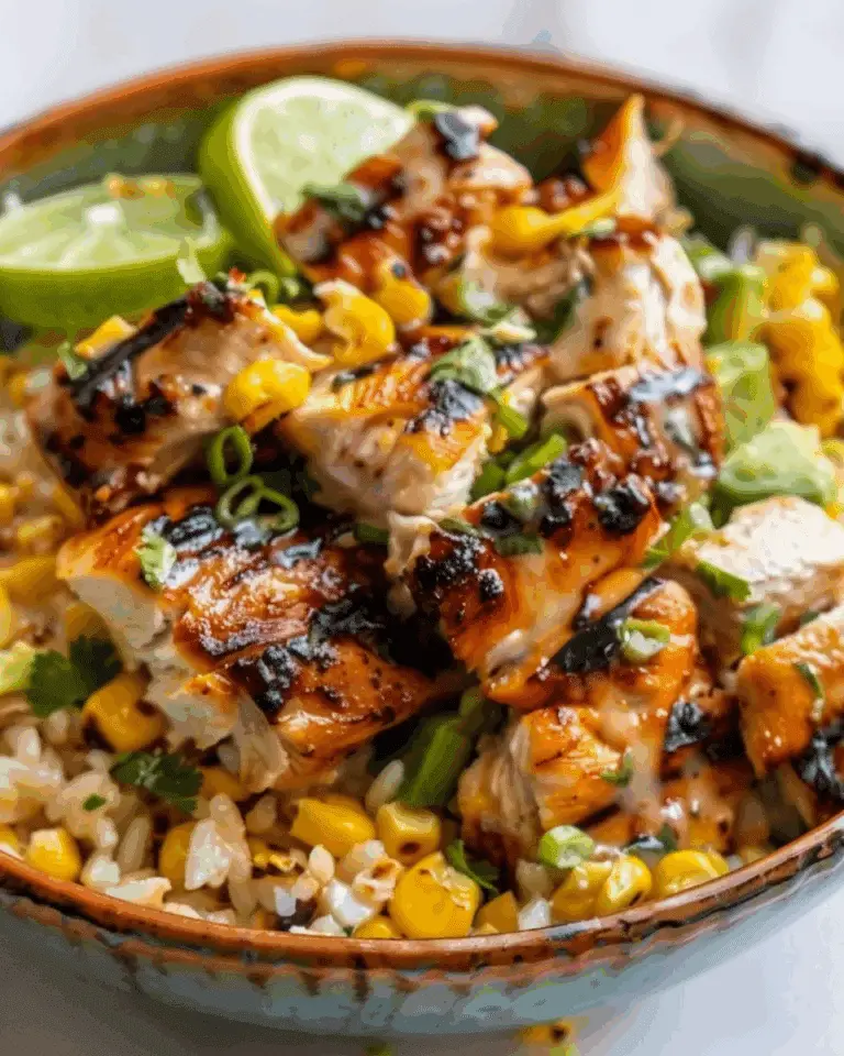 Street Corn Chicken Rice Bowl