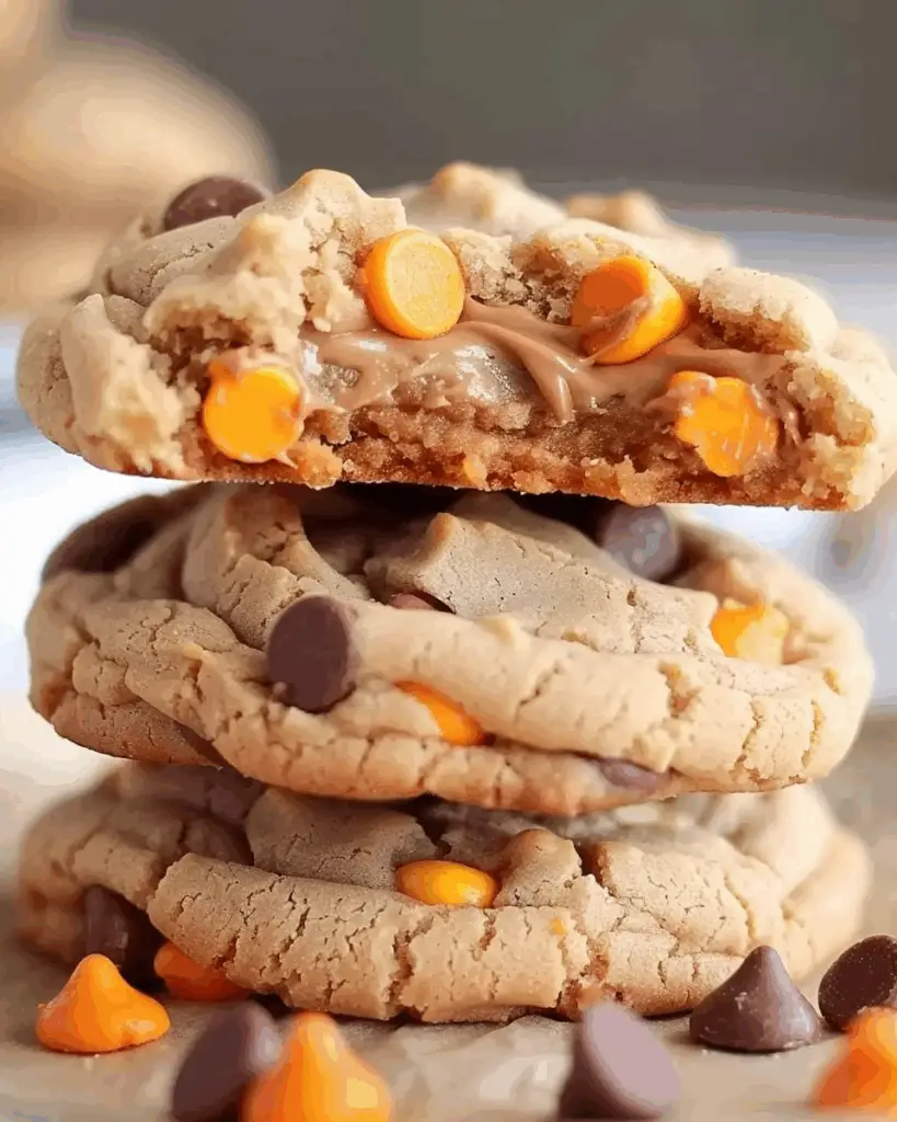 Triple Reese’s Peanut Butter Cookies