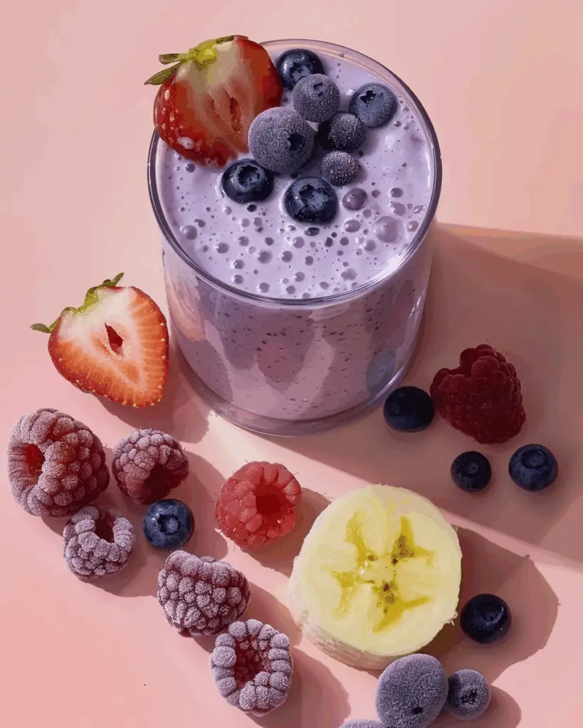 Blueberry Spinach Smoothie to Help Burn Belly Fat