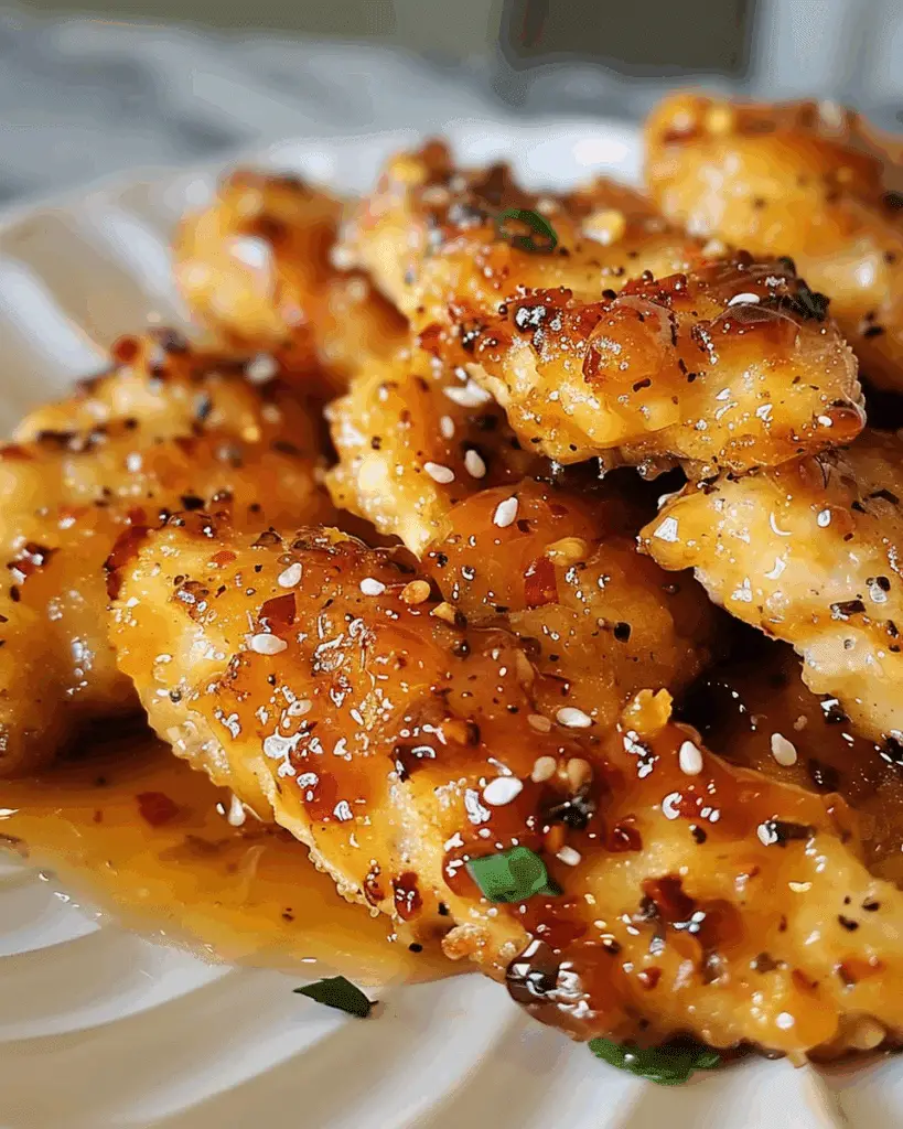 Air Fryer Honey Butter Garlic Chicken Tenders