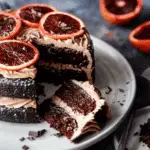 Dark Chocolate Blood Orange Cake