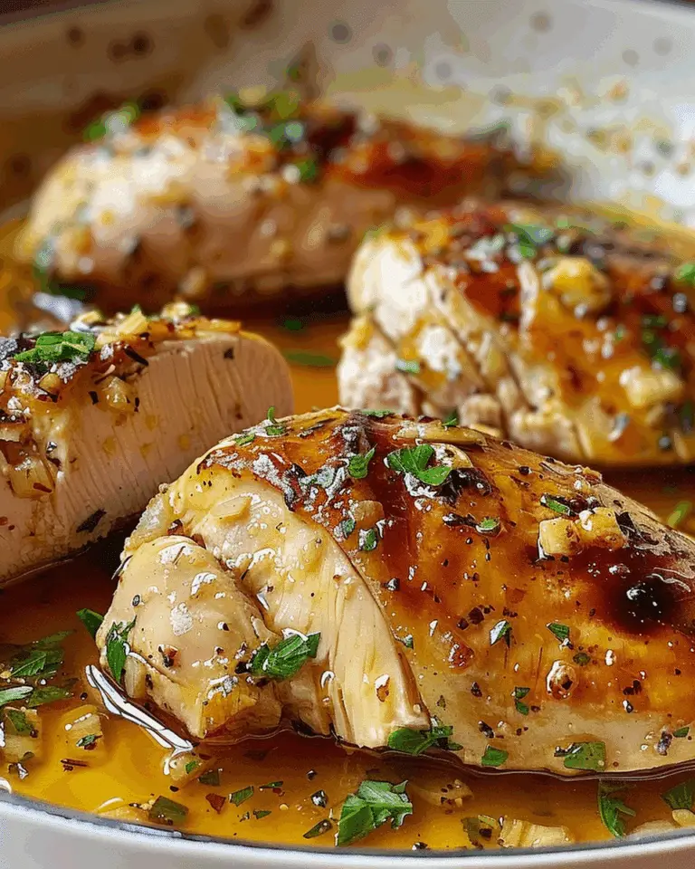 Garlic Butter Baked Chicken Breast