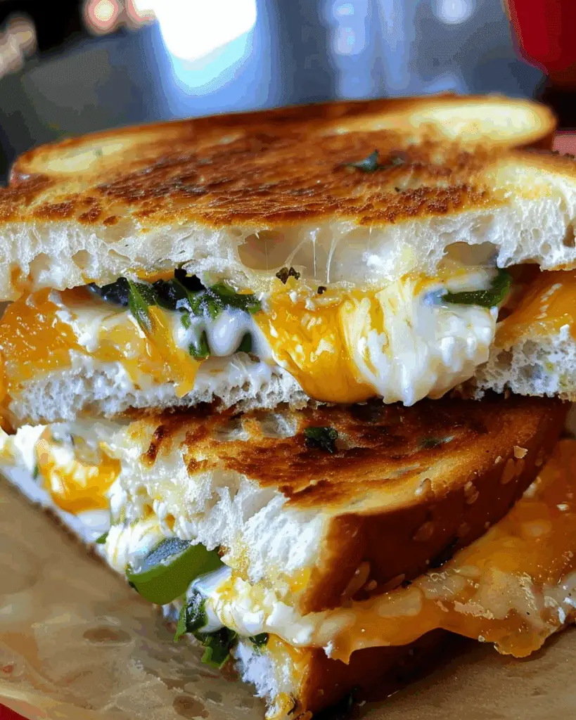Jalapeño Popper Grilled Cheese