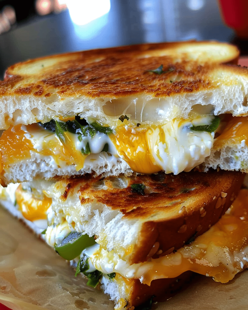 Jalapeño Popper Grilled Cheese
