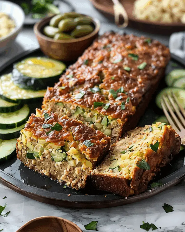 Zucchini Ranch Meatloaf Recipe